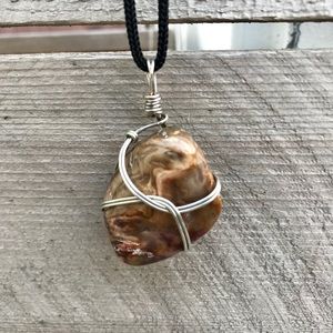 Petrified Wood Pendant
